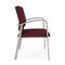 Lesro Newport Bariatric Chair Metal Frame, Silver, OH Wine Upholstery NP1401 - alternate 2